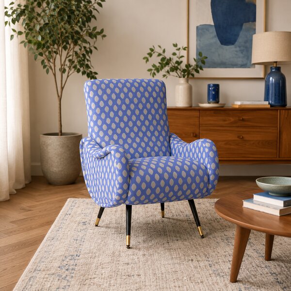 Poltrona Miss Tessuto e Velluto Premium - Design Iconico