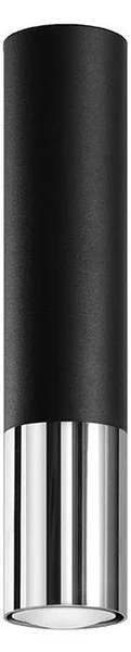 Sollux SL.0939 - Faretto LOOPEZ 1xGU10/10W/230V nero/cromo