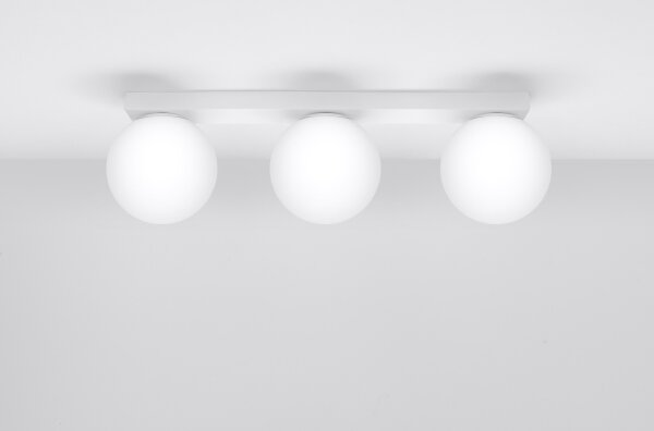 Sollux SL.1148 - Plafoniera YOLI 3xG9/12W/230V bianco