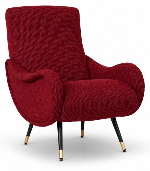 Poltrona Miss Tessuto e Velluto Premium - Design Iconico