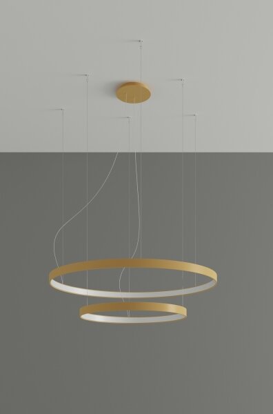 Thoro TH.268 - Lampadario LED RIO LED/80W/230V CRI95 4000K oro