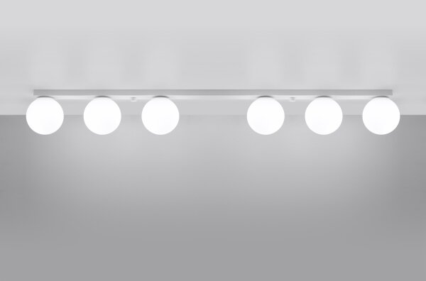 Sollux SL.1150 - Lampada da soffitto YOLI 6xG9/12W/230V bianco