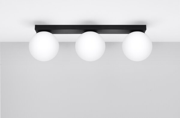 Sollux SL.1153 - Lampada da soffitto YOLI 3xG9/12W/230V nero