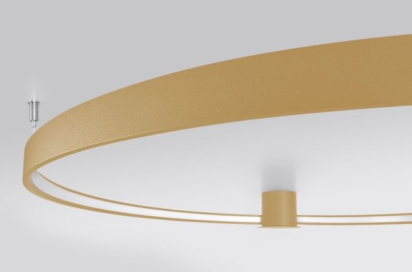 Thoro TH.224 - Plafoniera LED RIO LED/50W/230V CRI90 3000K diametro 78 cm oro