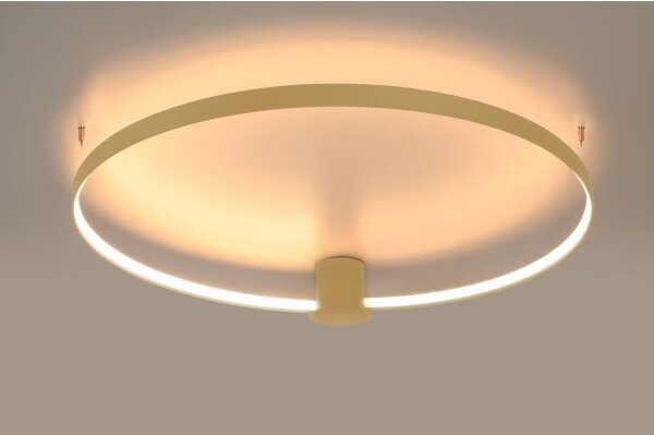 Thoro TH.224 - Plafoniera LED RIO LED/50W/230V CRI90 3000K diametro 78 cm oro