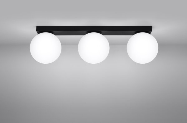 Sollux SL.1153 - Lampada da soffitto YOLI 3xG9/12W/230V nero