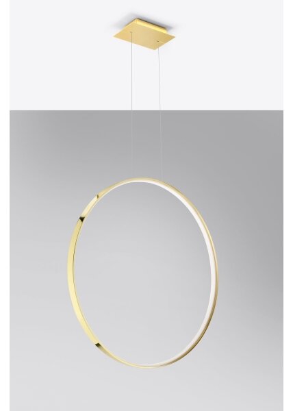 Thoro TH.248 - Lampadario LED a sospensione con filo RIO LED/50W/230V CRI90 3000K diametro 78 cm oro