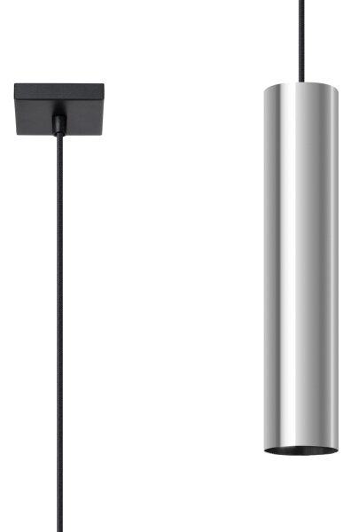 Sollux SL.1204 - Lampadario a sospensione con filo LAGOS 1xGU10/10W/230V cromo