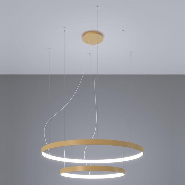 Thoro TH.268 - Lampadario LED RIO LED/80W/230V CRI95 4000K oro