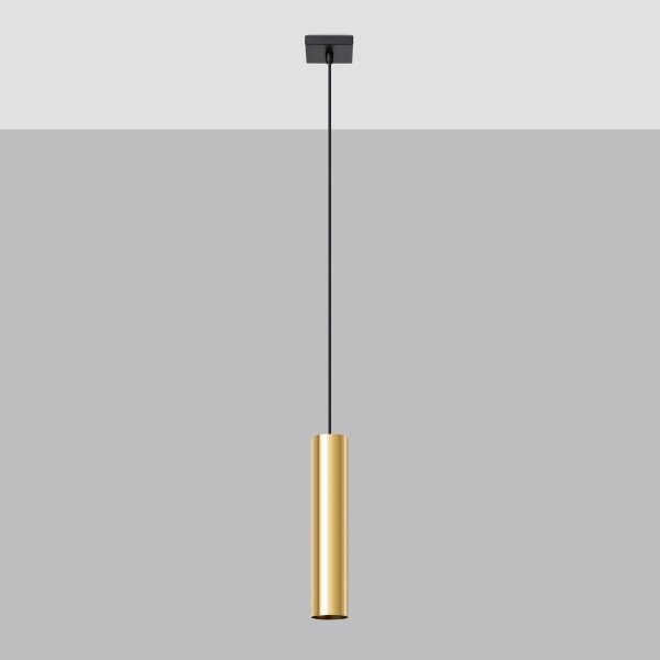 Sollux SL.1200 - Lampadario a sospensione con filo LAGOS 1xGU10/10W/230V oro