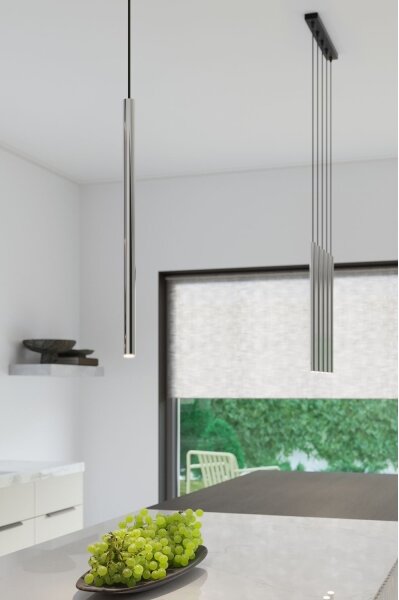 Sollux SL.1199 - Lampadario a sospensione con filo PASTELO 1xG9/8W/230V cromo
