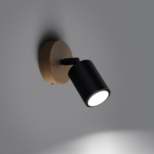Sollux SL.1290 - Faretto da parete VERDO 1xGU10/10W/230V nero