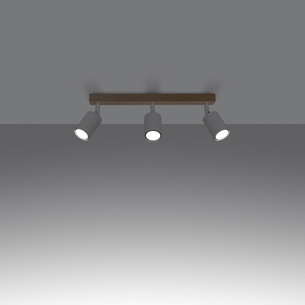 Sollux SL.1288 - Faretto VERDO 3xGU10/10W/230V bianco