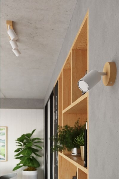 Sollux SL.1285 - Faretto da parete VERDO 1xGU10/10W/230V bianco