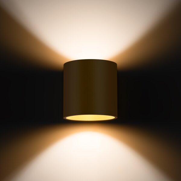 Sollux Sl.1181 - Faretto da parete ORBIS 1xG9/8W/230V oro