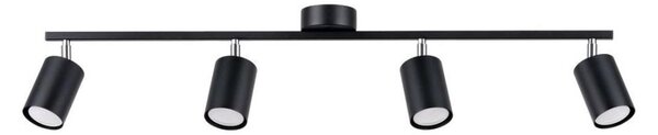 Sollux SL.1168 - Faretto LEMMI 4xGU10/10W/230V nero