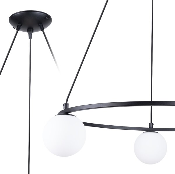 Sollux SL.1213 - Lampadario a sospensione con filo YOLI 3xG9/8W/230V nero
