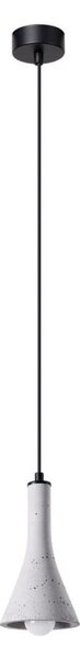 Sollux SL.1223 - Lampadario a sospensione con filo REA 1xE14/12W/230V calcestruzzo