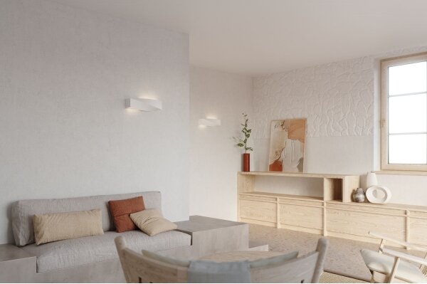Brilagi - Applique a LED KERRY 1xE27/7,5W/230V ceramiche/bianco