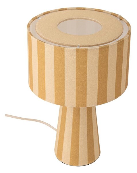 Lampada da tavolo gialla in tessuto con paralume in tessuto (altezza totale 30 cm) Emmie – Bloomingville