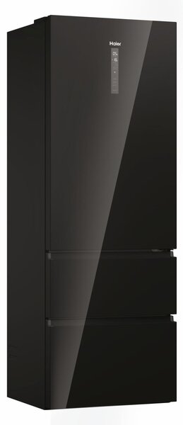 Haier Frigorifero Combinato 3 Porte Capacit 483 Litri Classe energetica D Raffreddamento No Frost colore Nero - HTW7720DNGB 3D 70 Serie 7