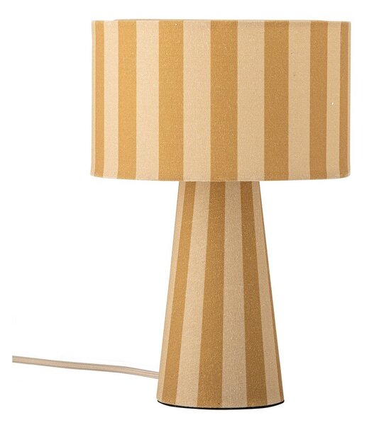 Lampada da tavolo gialla in tessuto con paralume in tessuto (altezza totale 30 cm) Emmie – Bloomingville