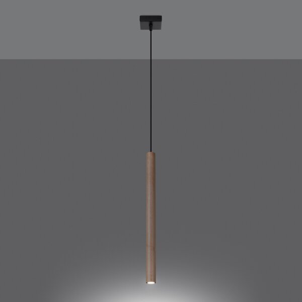 Sollux SL.1266 - Lampadario a sospensione con filo PASTELO 1xG9/8W/230V legno