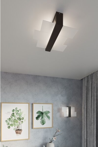BRILAGI - Plafoniera LED HERA 2xE27/7,5W/230V wengé