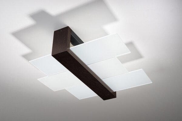 BRILAGI - Plafoniera LED HERA 2xE27/7,5W/230V wengé