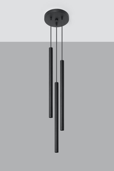 Brilagi - Lampadario LED a sospensione con filo DRIFA 3xG9/4W/230V nero