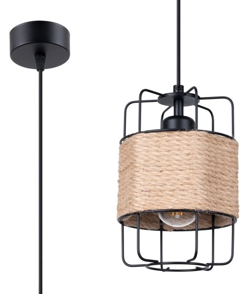 Sollux SL.1300 - Lampadario a sospensione con filo GIZUR 1xE27/15W/230V