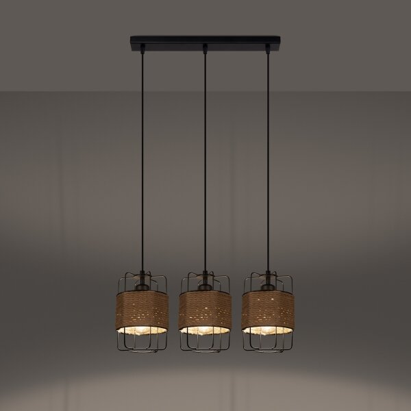Sollux SL.1301 - Lampadario a sospensione con filo GIZUR 3xE27/15W/230V