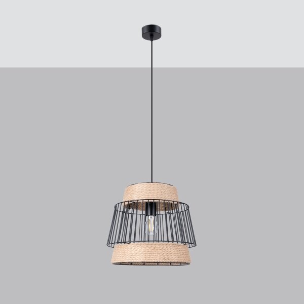 Sollux SL.1253 - Lampadario a sospensione con filo BRILO 1xE27/15W/230V
