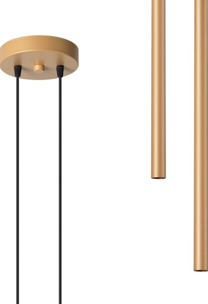 Sollux SL.1305 - Lampadario a sospensione con filo PASTELO 2xG9/8W/230V oro