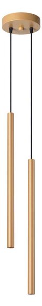Sollux SL.1305 - Lampadario a sospensione con filo PASTELO 2xG9/8W/230V oro