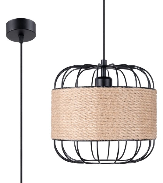 Sollux SL.1252 - Lampadario a sospensione con filo FOST 1xE27/15W/230V