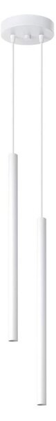 Sollux SL.1303 - Lampadario a sospensione con filo PASTELO 2xG9/8W/230V bianco