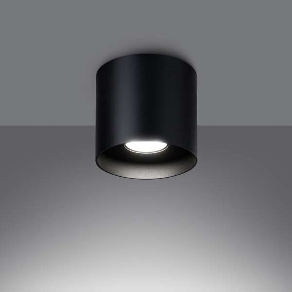 Sollux SL.1281 - Faretto MIKA 1xGU10/10W/230V nero