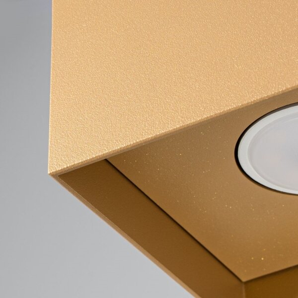 Sollux SL.1279 - Faretto HATI 1xGU10/10W/230V oro