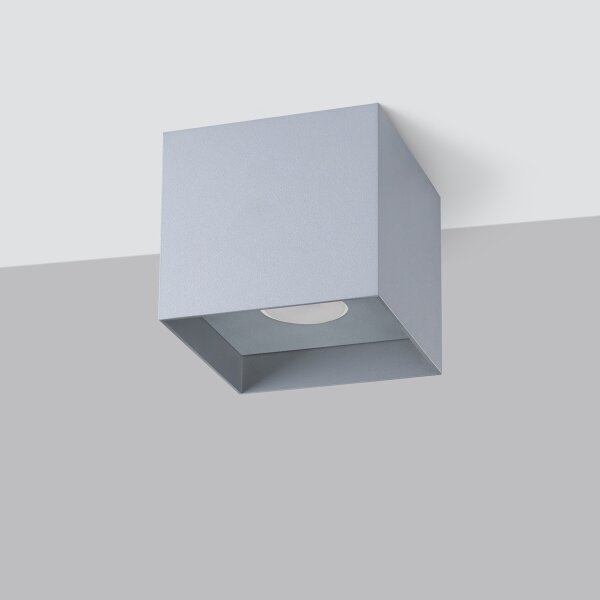 Sollux SL.1278 - Faretto HATI 1xGU10/10W/230V grigio