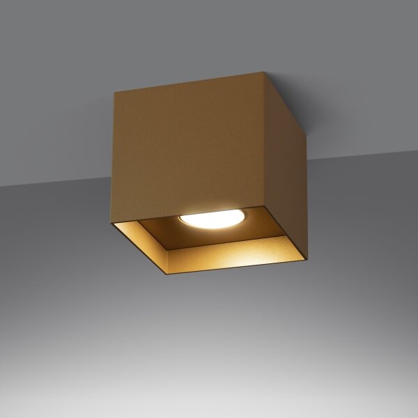 Sollux SL.1279 - Faretto HATI 1xGU10/10W/230V oro