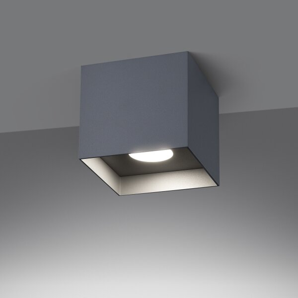 Sollux SL.1278 - Faretto HATI 1xGU10/10W/230V grigio