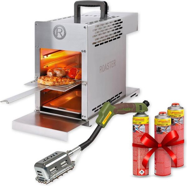 ROTHENBERGER Industrial THERMO ROASTER TO GO Grill a gas incl. 3 x Multigas 600 ml + Handy Roaster - 1500004410