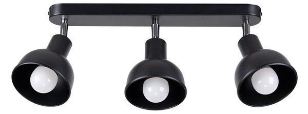 Sollux SL.1318 - Faretto ELBA 3xE27/15W/230V nero