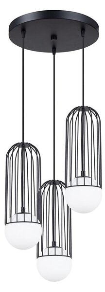 Sollux SL.1336 - Lampadario a sospensione con filo BRINA 3xG9/8W/230V nero
