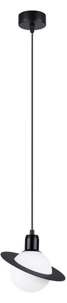 Sollux SL.1358 - Lampadario a sospensione con filo HYPERION 1xG9/8W/230V nero