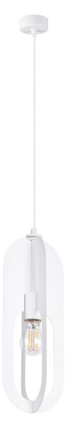Sollux SL.1360 - Lampadario a sospensione con filo NICUS 1xE27/15W/230V bianco