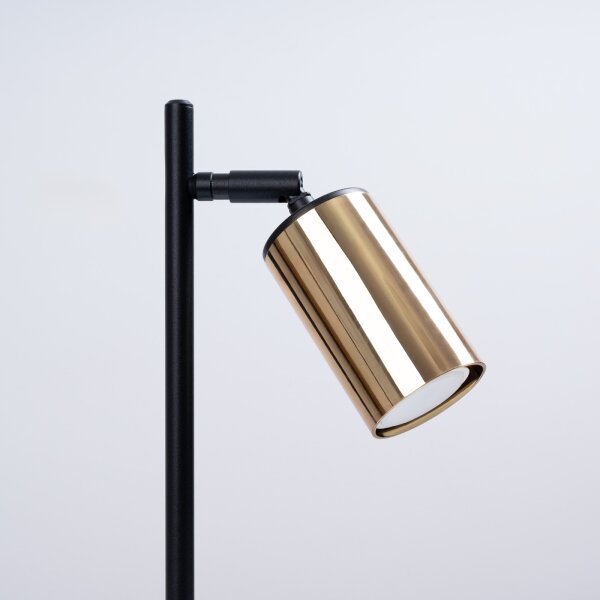 Sollux SL.1389 - Lampada da tavolo WINX 1xGU10/10W/230V nero/oro