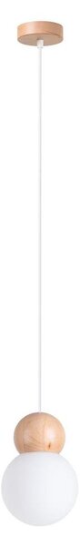 Sollux SL.1390 - Lampadario a sospensione con filo PEKKA 1xG9/8W/230V bianco