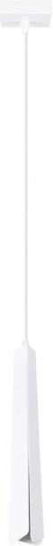 Sollux SL.1397 - Lampadario a sospensione con filo PRYSM 1xG9/8W/230V bianco